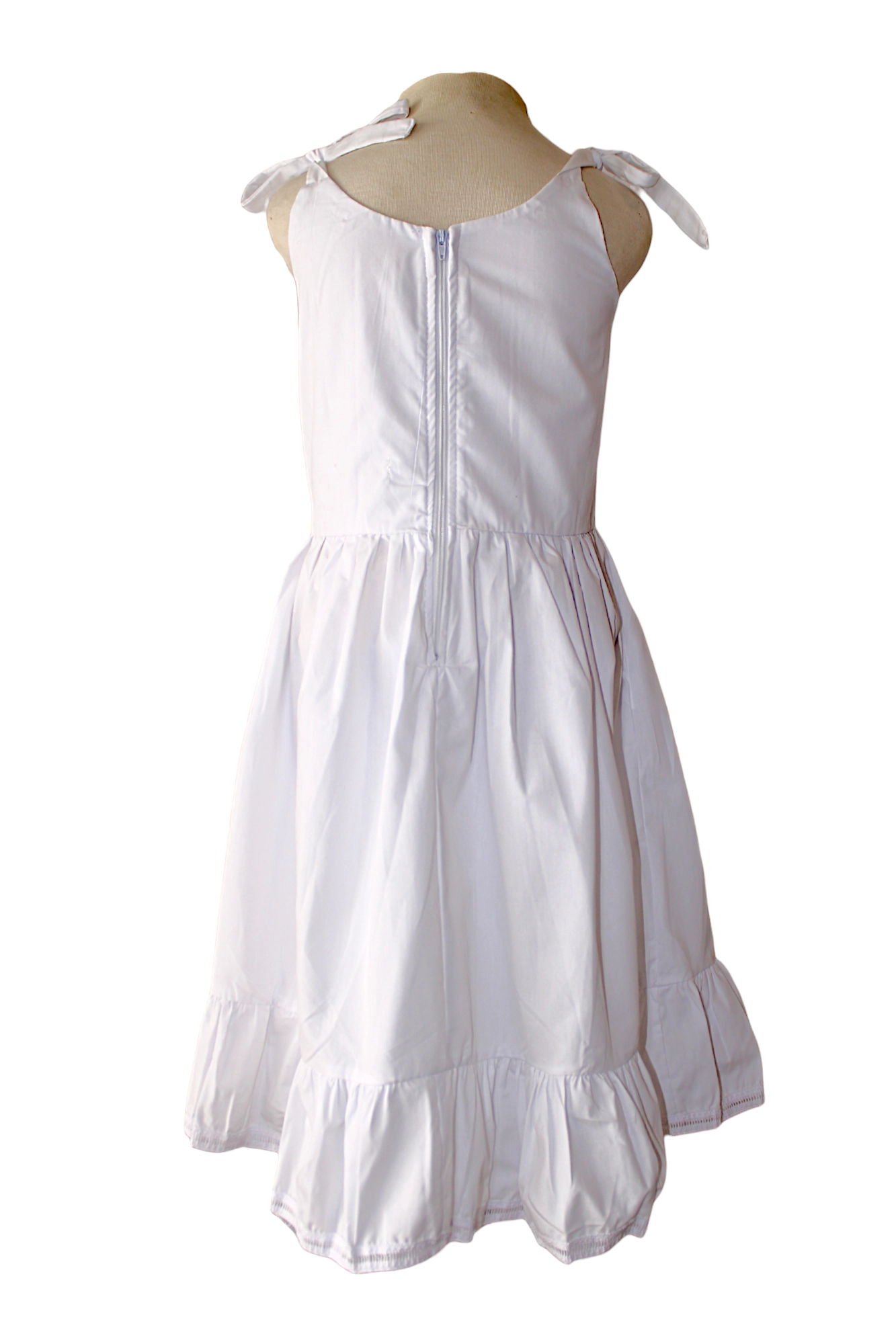 Vestido MF branco - Costas